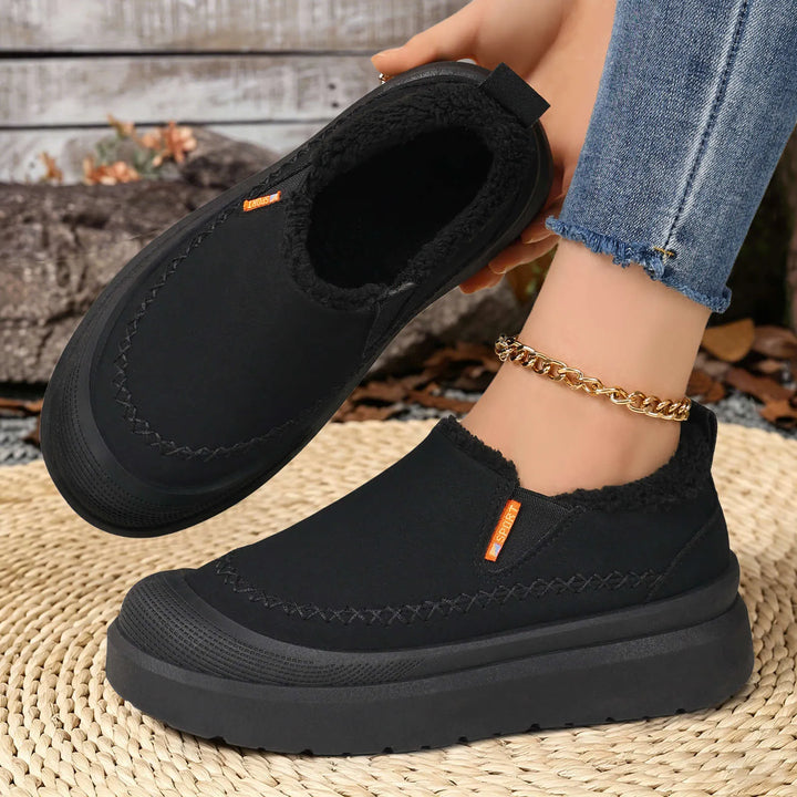Adelya - Elegant Shoes With Faux Fur Lining