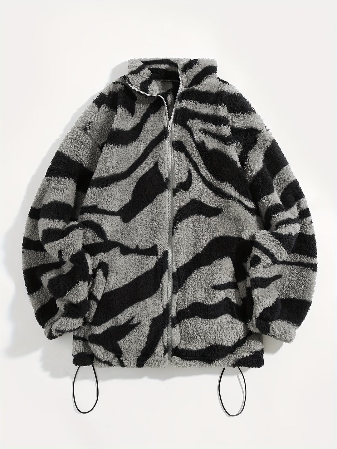 Esra - Long Sleeve Geometric Print Jacket