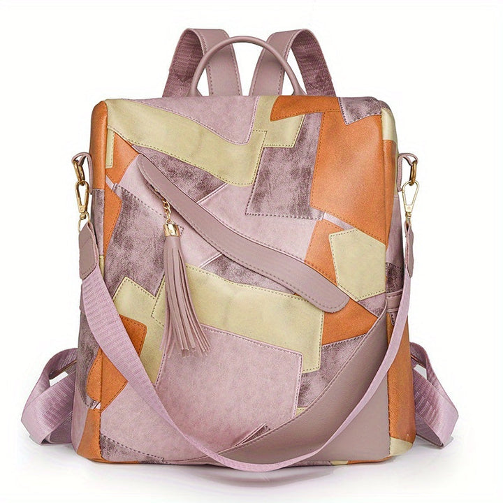 Vinika - Checkered Anti-Theft Backpack