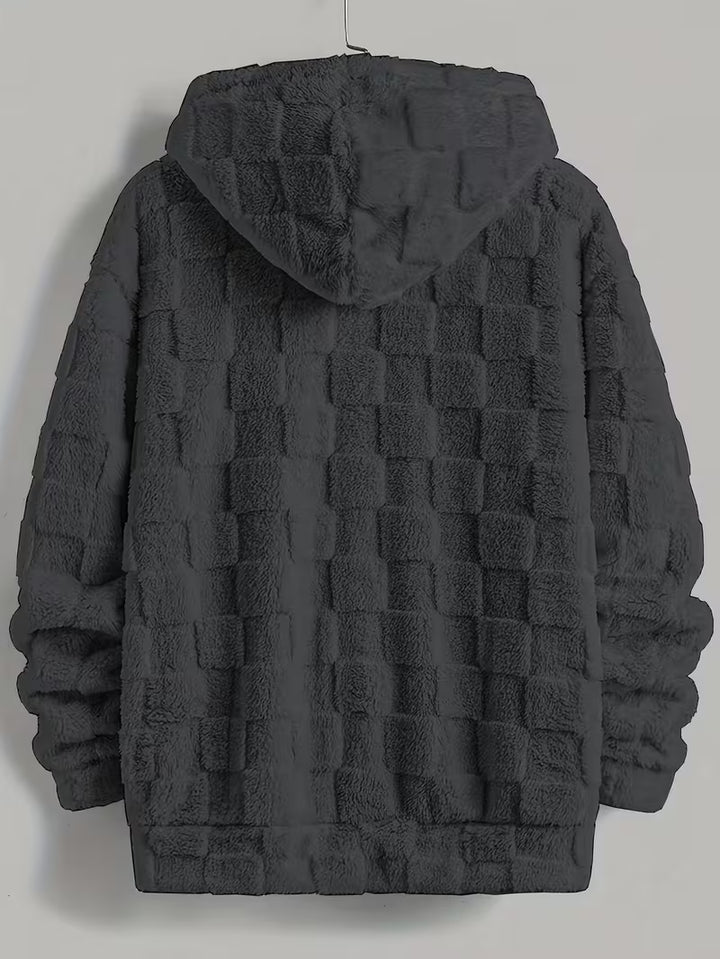 Karun - Fleece Zip-Up Hooded Jacket