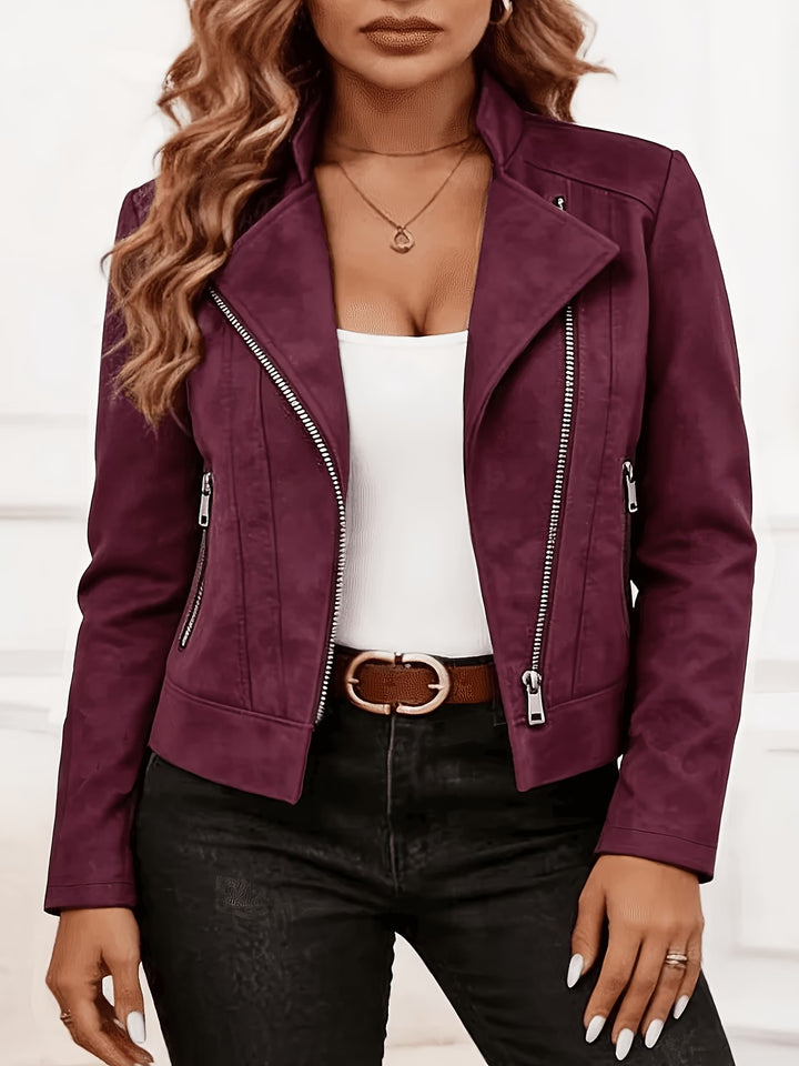 Amina - Long Sleeve Zip-Up Jacket