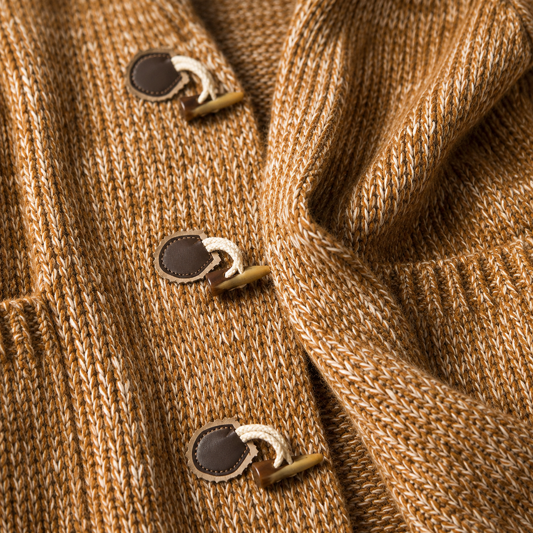 Lyndan - Hooded Longline Cardigan With Toggles