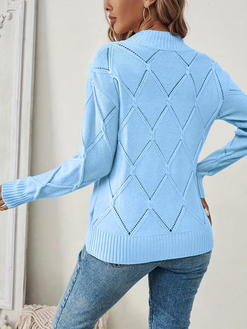 Filisha - Round Neck Knitted Sweater
