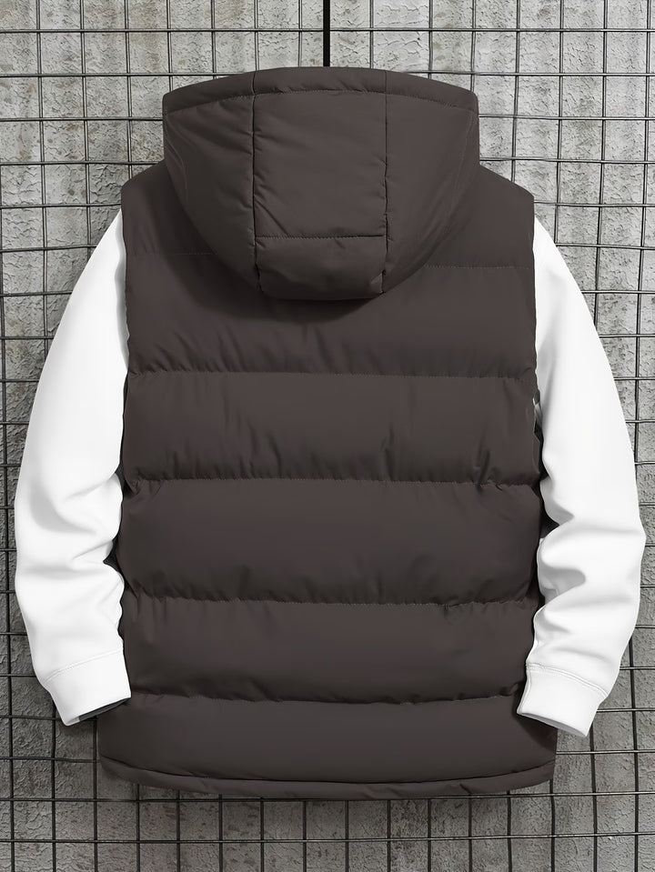 Eliott - Sleeveless Vest With Zippered Pockets