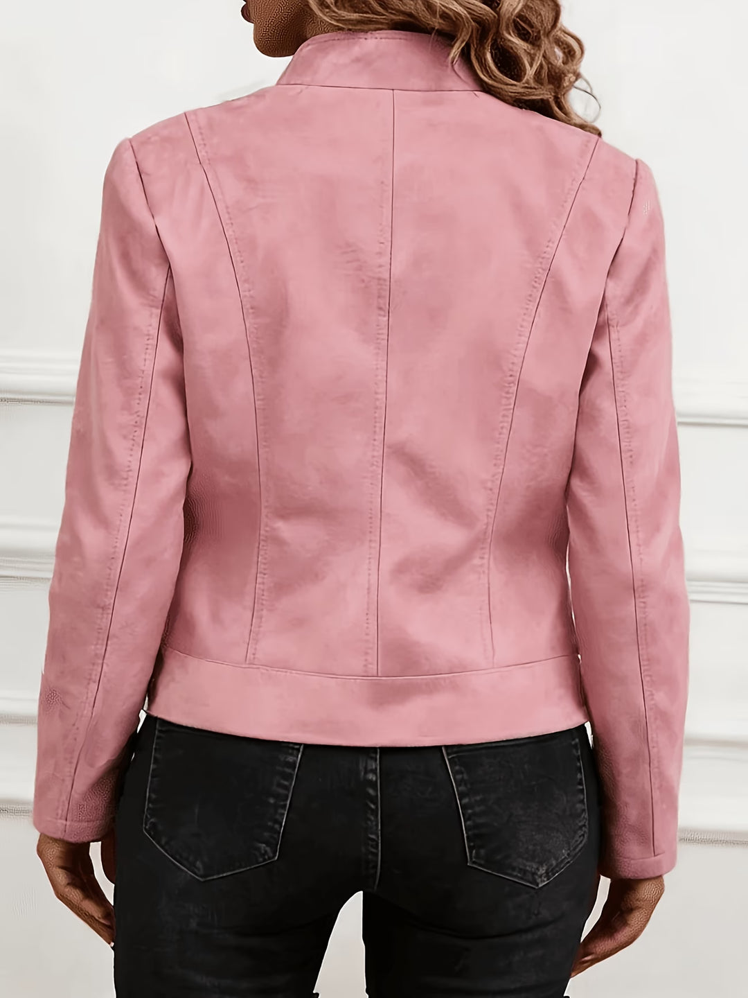 Amina - Long Sleeve Zip-Up Jacket