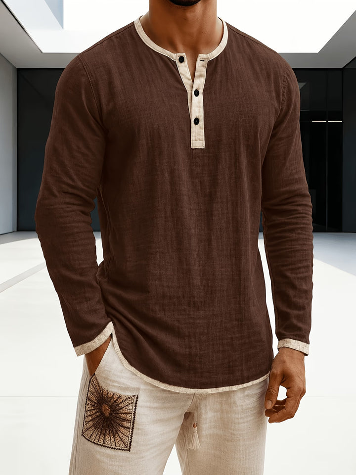 Alper - Long Sleeve Polo Shirt
