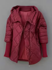 Stephenson - Jacket With Hood and Diamond Quilted Pattern