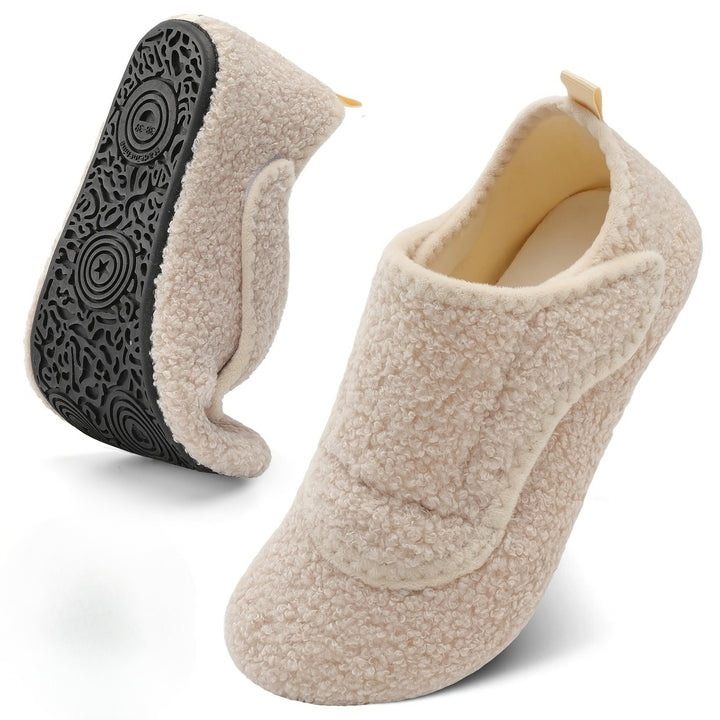 Shehara - Lightweight Wide Slipper With Rubber Sole