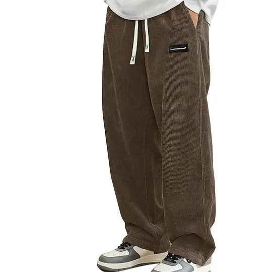 Warren - Wide-Leg Drawstring Pants With Pockets