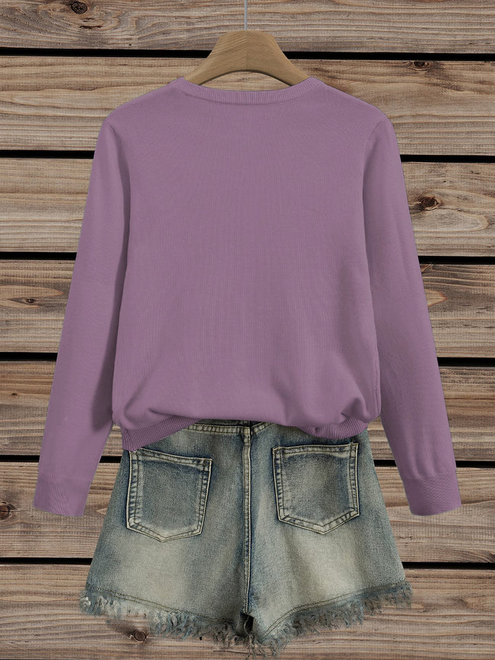 Meyla - Elegant Long Sleeve Sweater