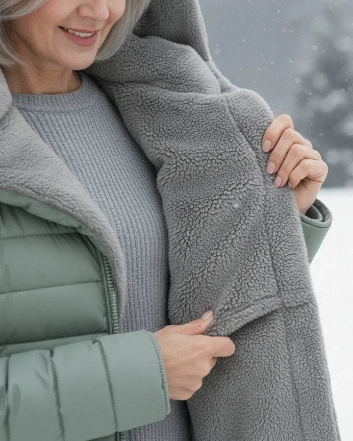 Luania - Long Hooded Puffer Coat With Pockets