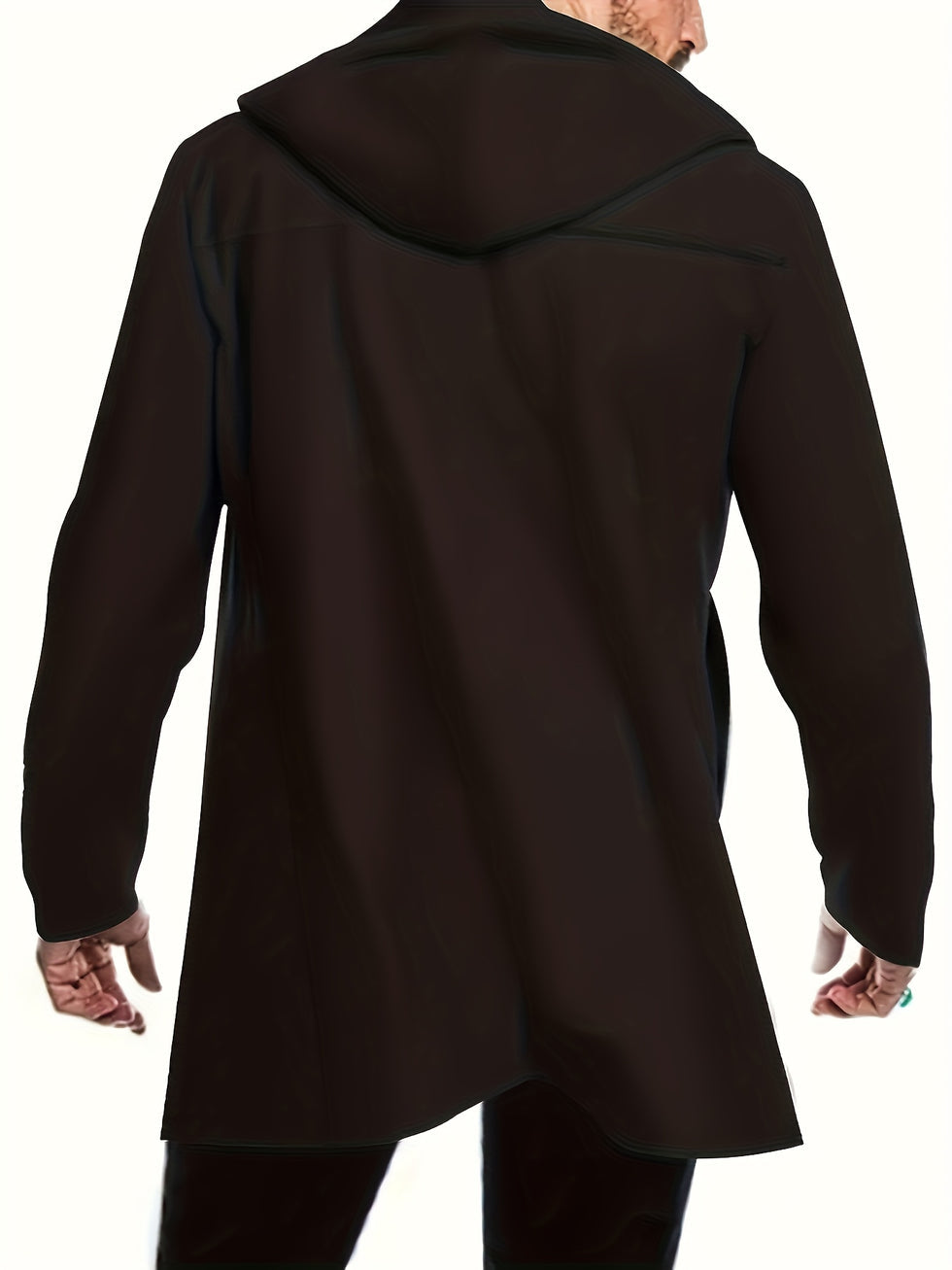 Crips - Double Breasted Hooded Coat