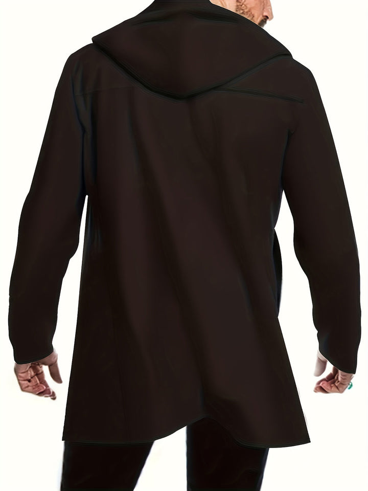 Crips - Double Breasted Hooded Coat