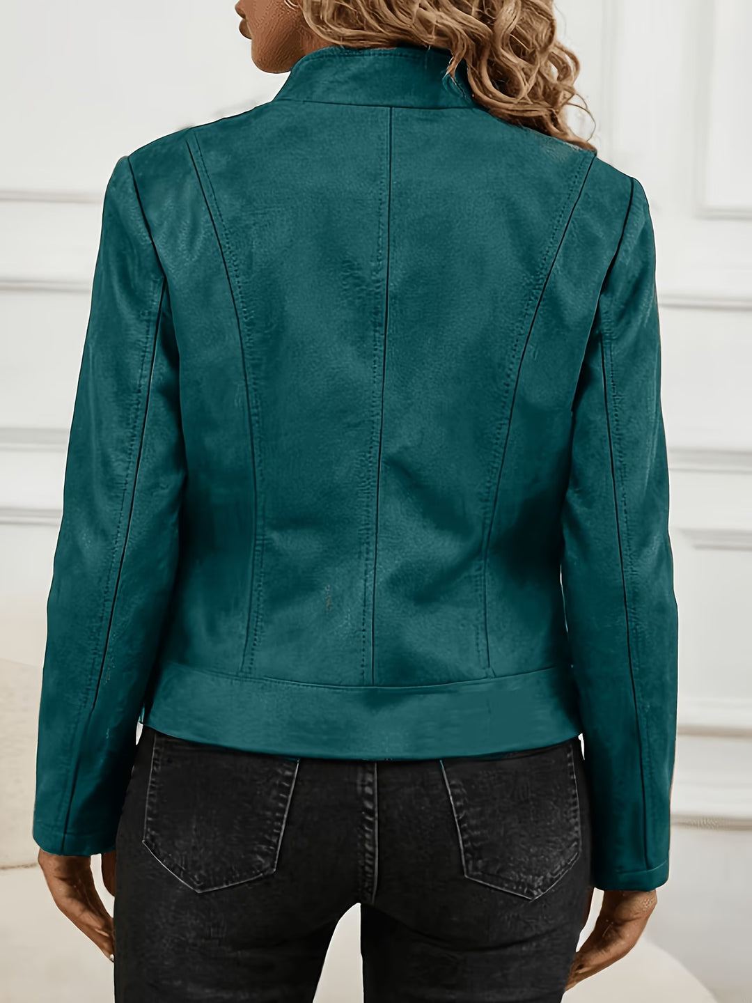 Amina - Long Sleeve Zip-Up Jacket
