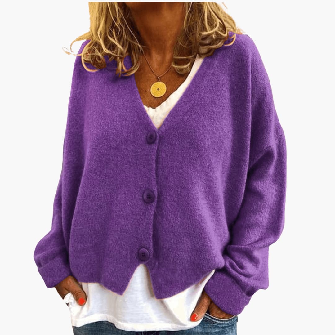 Gwen - Long Sleeve Knitted Cardigan