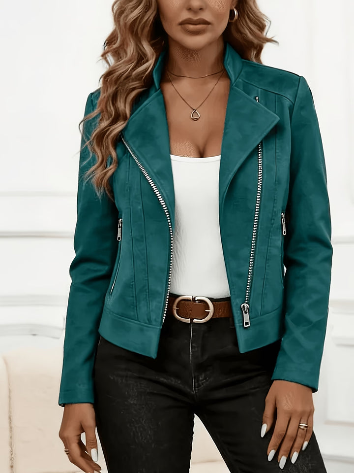 Amina - Long Sleeve Zip-Up Jacket