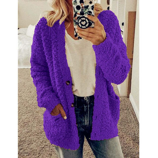 Dalavia - Long Sleeve Cardigan With Pockets