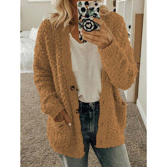 Dalavia - Long Sleeve Cardigan With Pockets