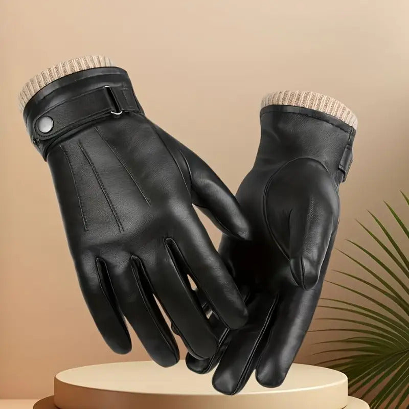Matheo - Winter Thermal Leather Gloves