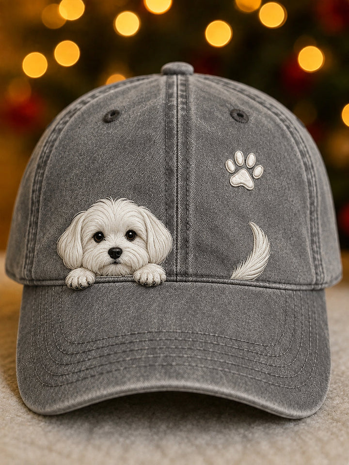 Pawlina - Cute Dog Graphic Adjustable Cap