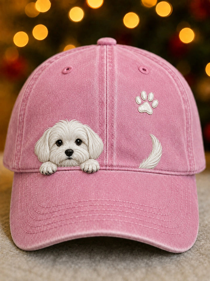 Pawlina - Cute Dog Graphic Adjustable Cap