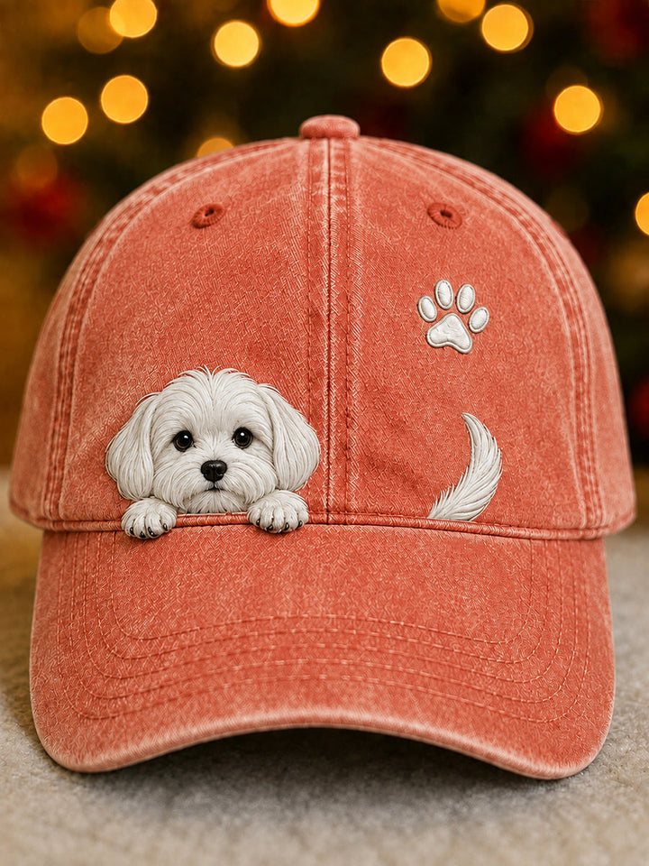 Pawlina - Cute Dog Graphic Adjustable Cap