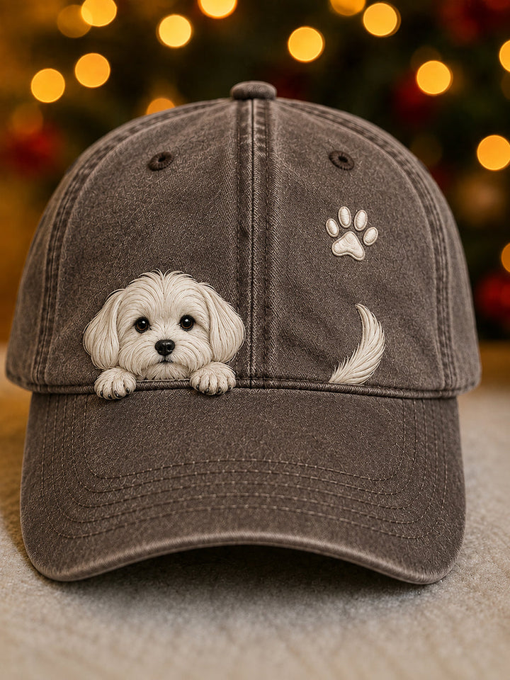 Pawlina - Cute Dog Graphic Adjustable Cap