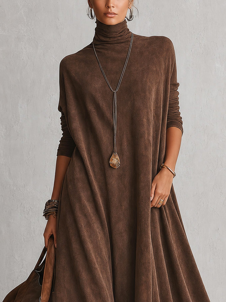 Albria - Long Sleeve Maxi Dress With Vintage Style