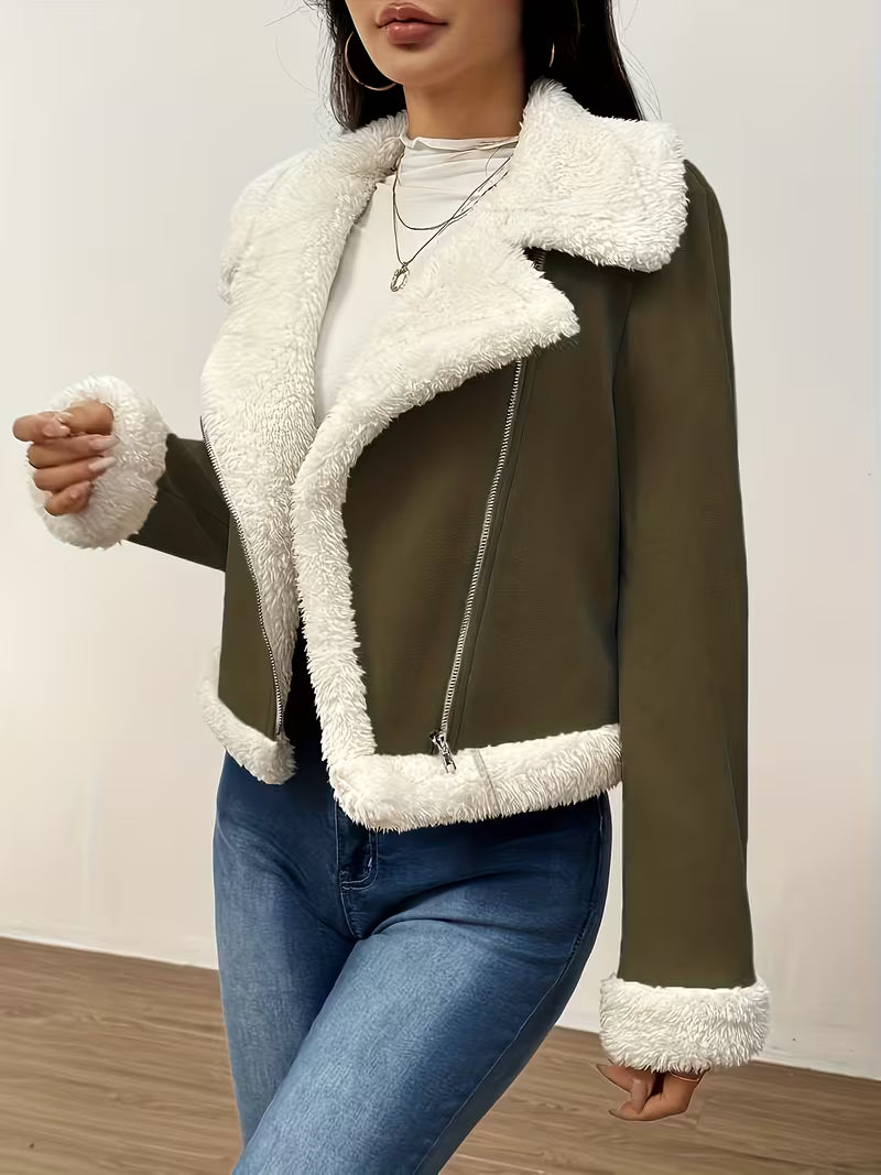 Zilia - Fleece Lined Long Sleeve Jacket