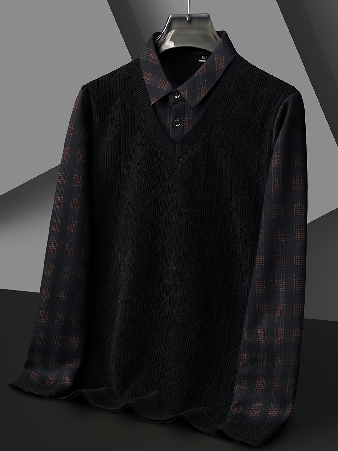 Alan - Long Sleeve Knitted Sweater