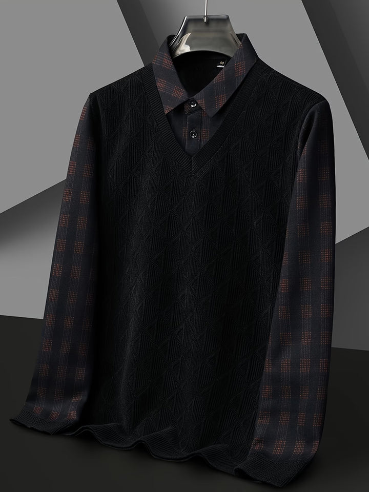 Alan - Long Sleeve Knitted Sweater