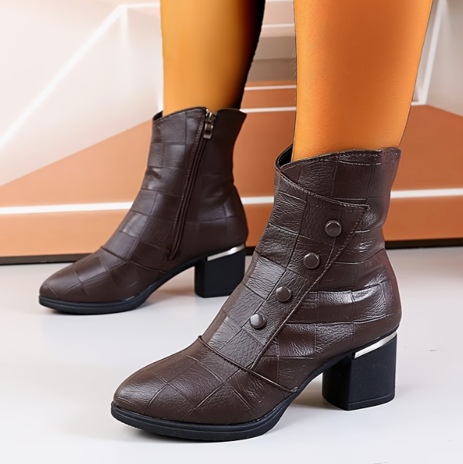 Rejoice - Comfortable Pumps With Zipper