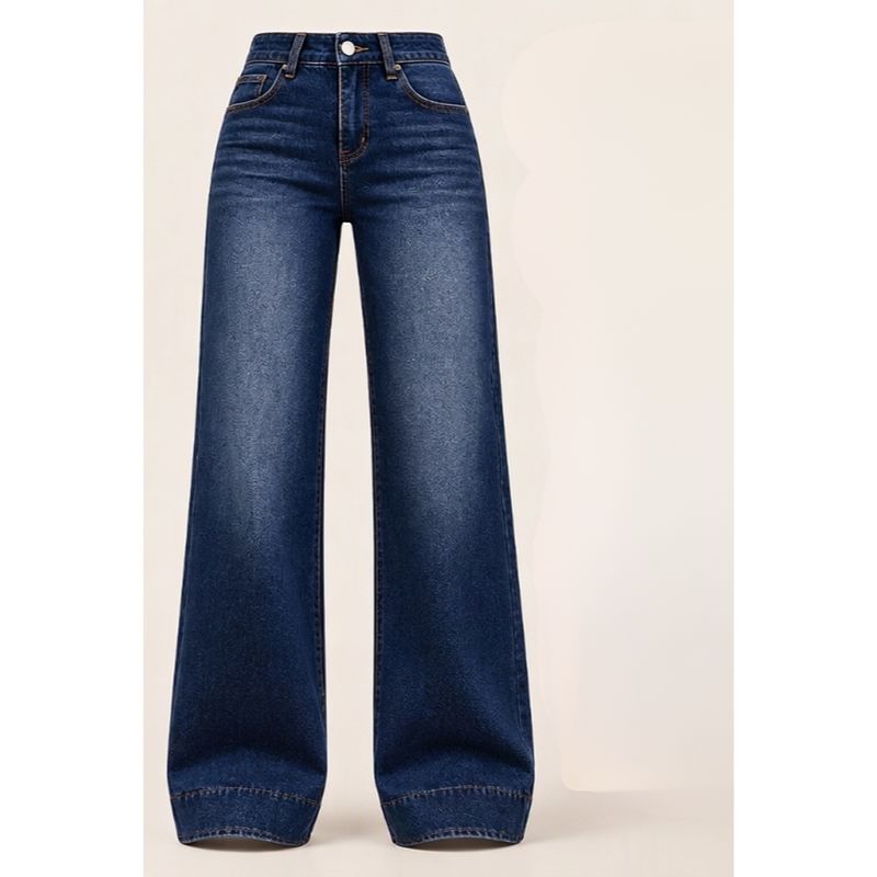 Naryna - Jeans With Wide Legs And High waist