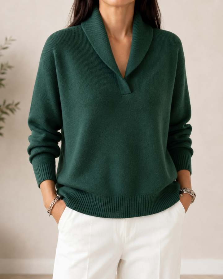 Samilla - Long Sleeve V-Neck Sweater