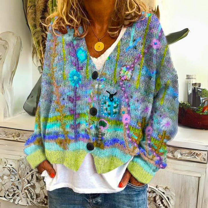 Evonna - Cozy And Colorful Knitted Sweater