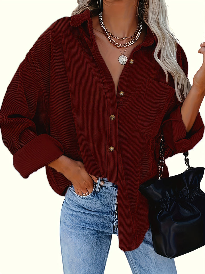 Gliosmar - Spring Long Sleeve Shirt With Pocket