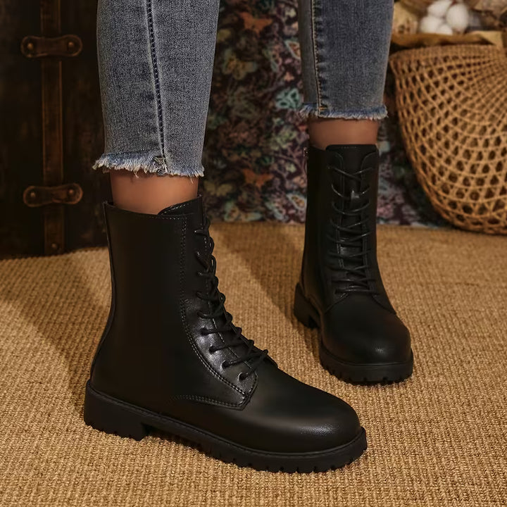 Rawert - Comfortable Lace Up Ankle Boots