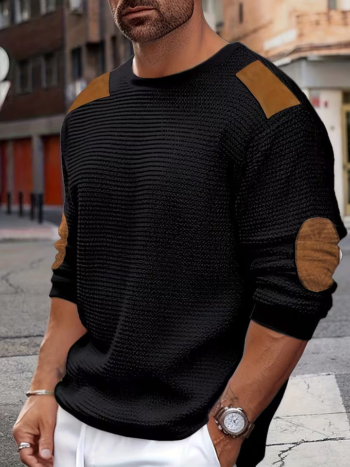 Joaol - Casual Waffle Knit Sweatshirt