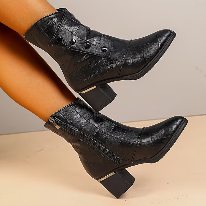 Rejoice - Comfortable Pumps With Zipper
