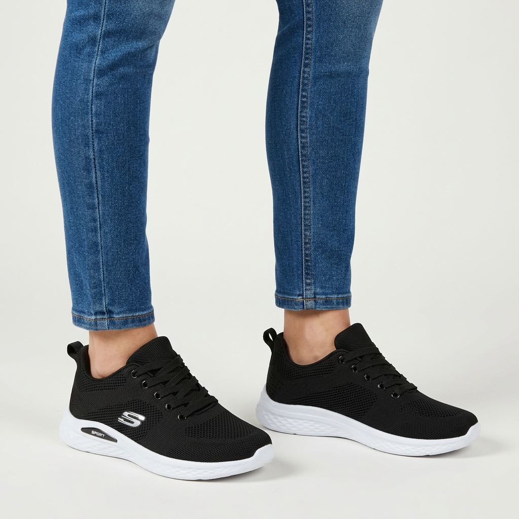 Alixia - Comfortable Lace Up Sneaker