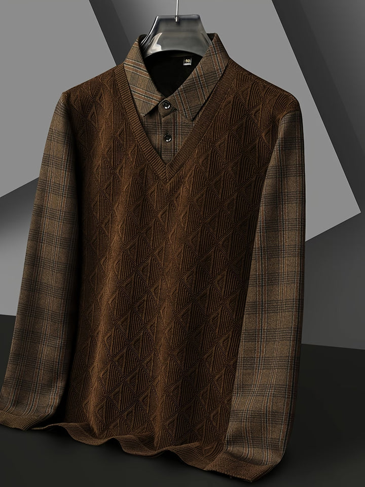 Alan - Long Sleeve Knitted Sweater