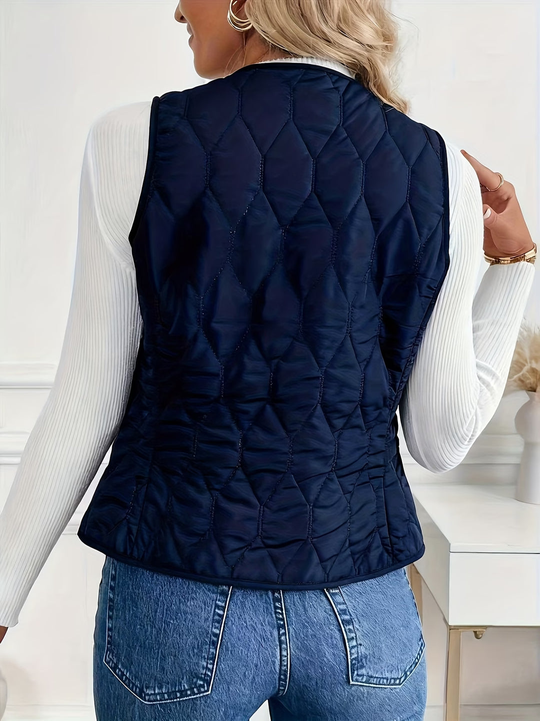Mandia - Sleeveless Vest With Pockets