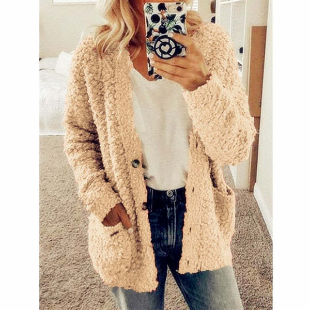 Dalavia - Long Sleeve Cardigan With Pockets