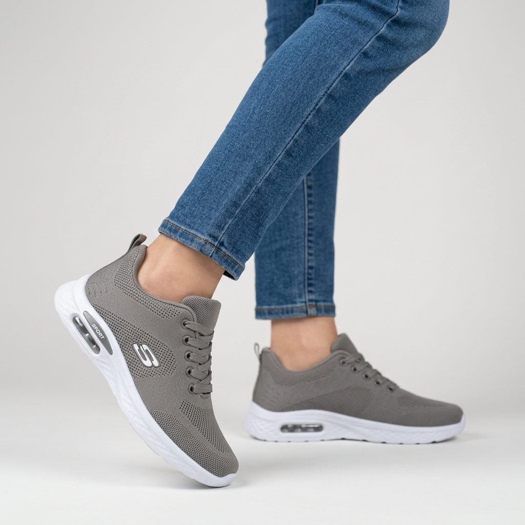 Alixia - Comfortable Lace Up Sneaker