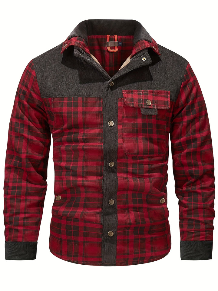 Dalmas - Casual Winter Plaid Jacket