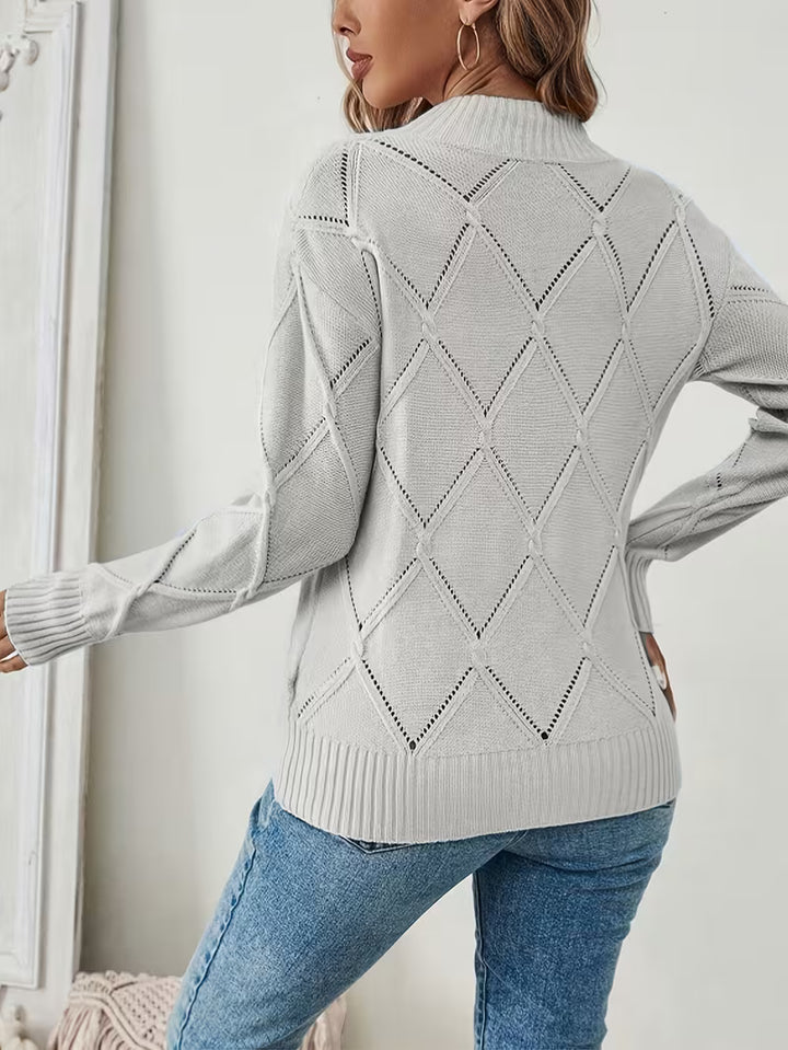 Filisha - Round Neck Knitted Sweater