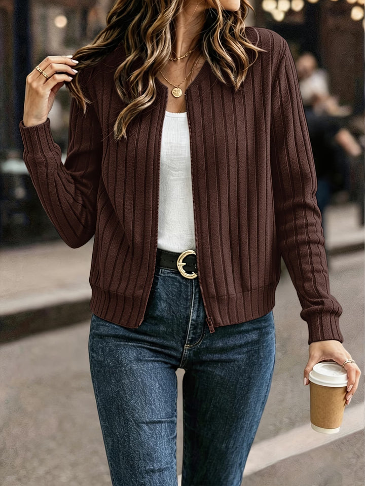 Nalia - Lone Sleeve Knitted Jacket