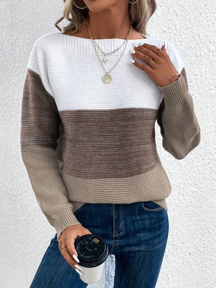 Faria - Elegant Long Sleeve Sweater