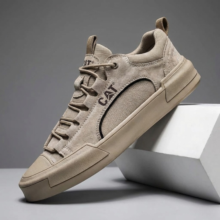 Atherton - Casual Suede Lace Up Sneakers