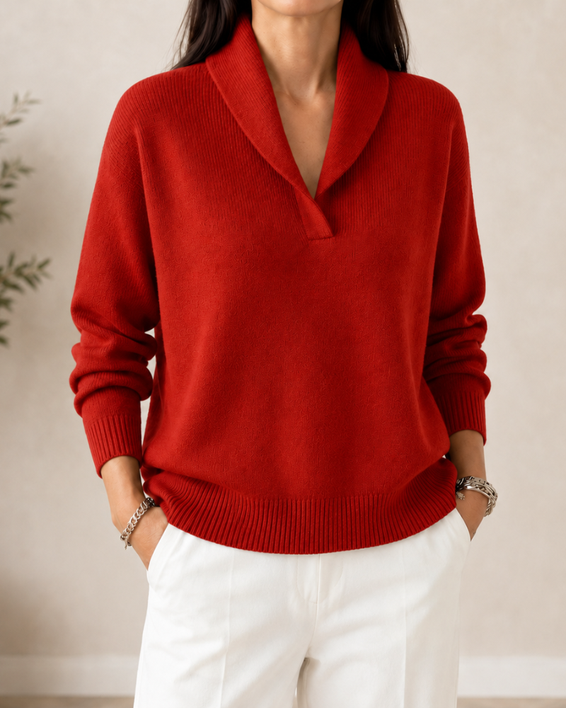 Samilla - Long Sleeve V-Neck Sweater